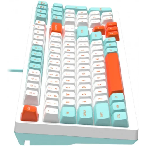 Клавиатура A4Tech Fstyler FS300 механическая белый USB for gamer LED (FS300 PANDA SNORKLENING)